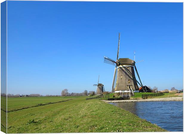 Smock mill windmil Canvas Print by Ankor Light