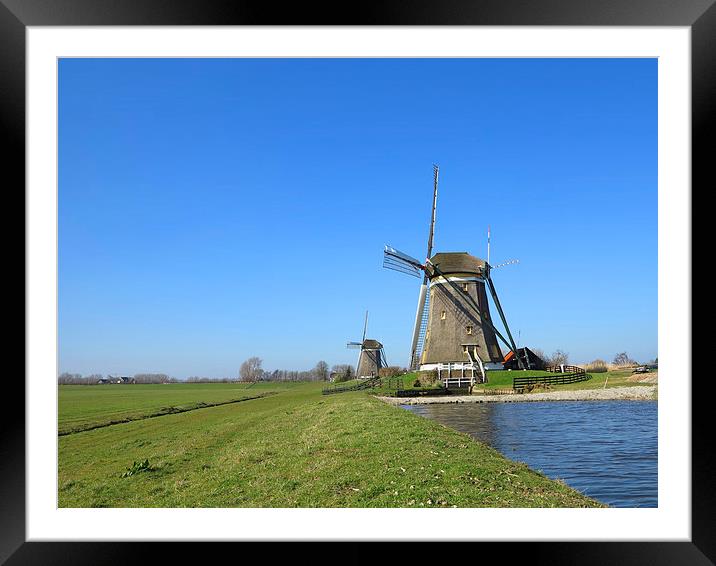 Smock mill windmil Framed Mounted Print by Ankor Light