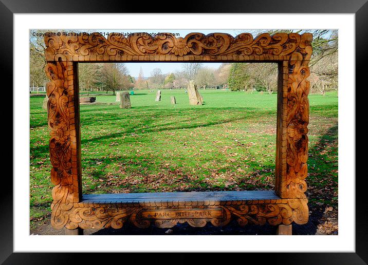 Bute Park Picture Frame Framed Mounted Print by Richard Parry
