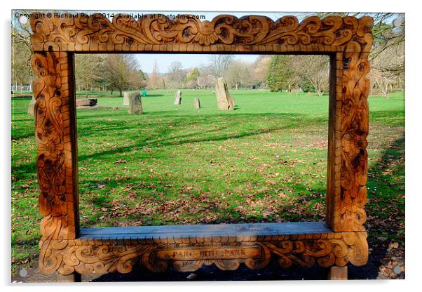Bute Park Picture Frame Acrylic by Richard Parry