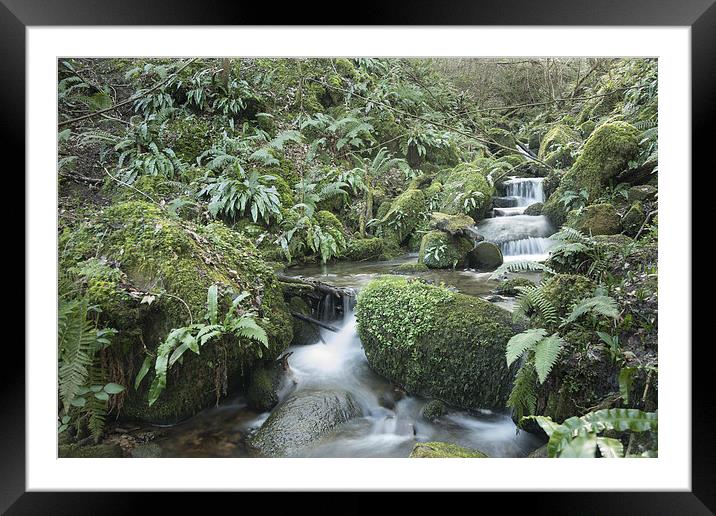 The secret waterfall Framed Mounted Print by Pete White
