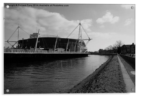 Millennium Stadium Cardiff Acrylic by Richard Parry