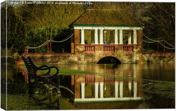 Russell Park Flooded Canvas Print by Dawn O'Connor