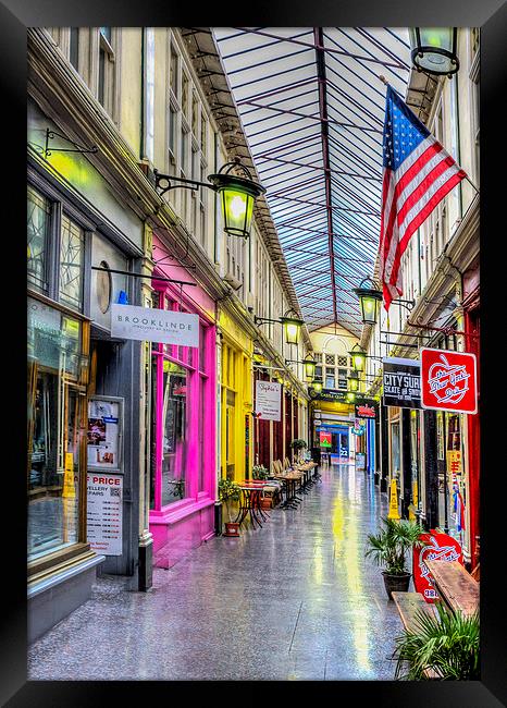 America Cardiff Style Framed Print by Steve Purnell