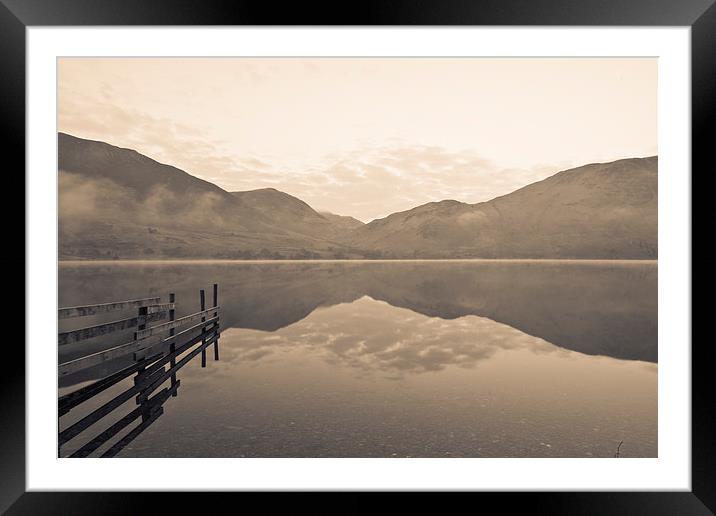 Tranquility Framed Mounted Print by Andy Grundy