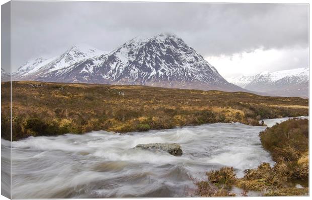 The Great Herdsman of Etive Canvas Print by Andy Grundy
