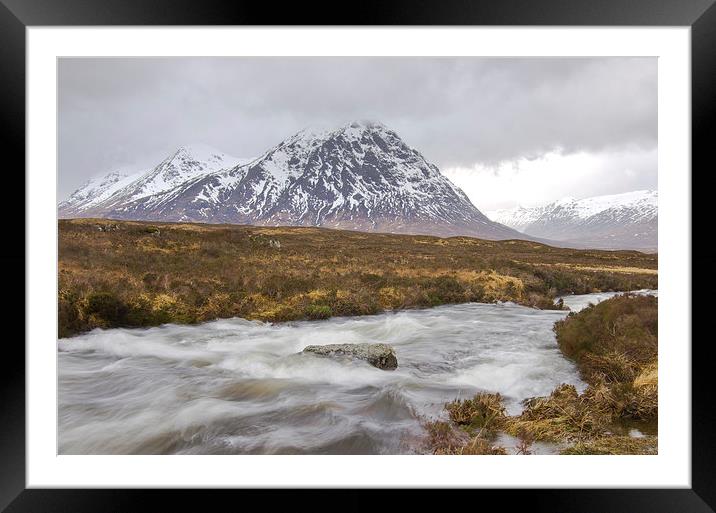 The Great Herdsman of Etive Framed Mounted Print by Andy Grundy