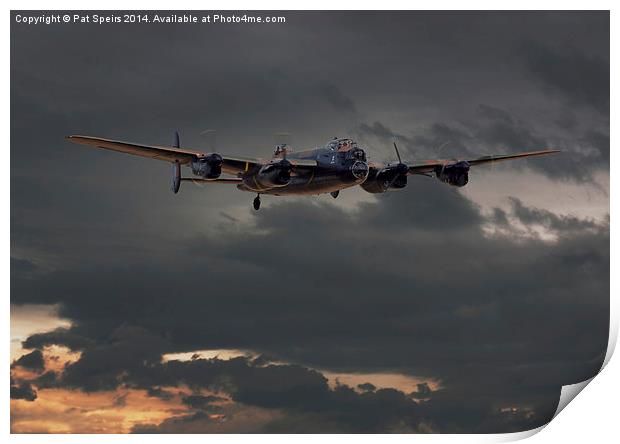 Lancaster - Coming Home Print by Pat Speirs