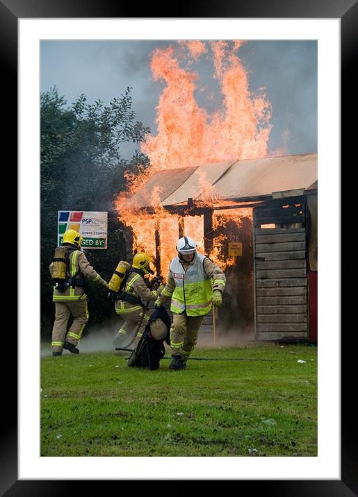 well alight Framed Mounted Print by Eddie Howland