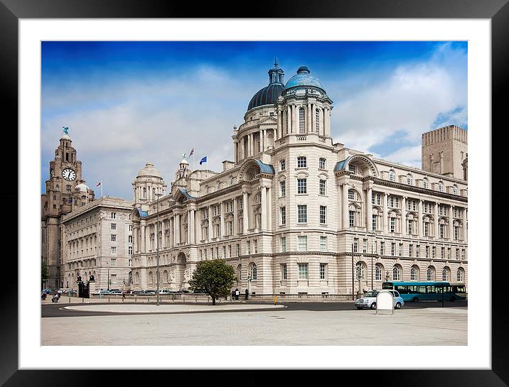 Royal Liverpool Framed Mounted Print by Elaine Whitby