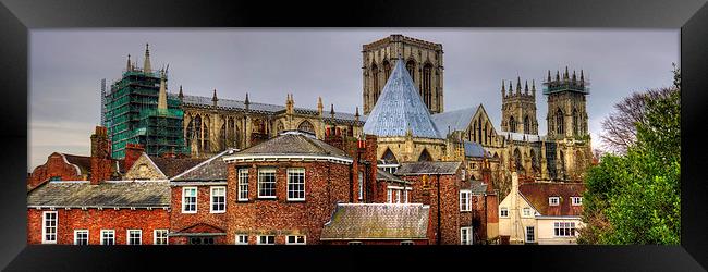 York Cathedral Framed Print by Tom Gomez