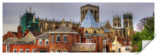 York Cathedral Print by Tom Gomez