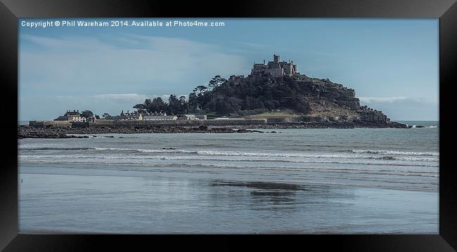 Island Fortress Framed Print by Phil Wareham