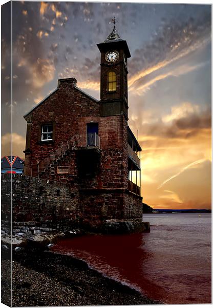 The Clock Tower Canvas Print by Nigel Hatton