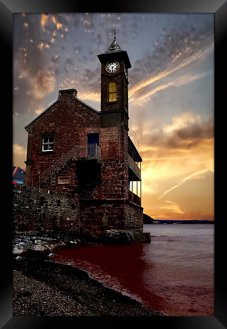 The Clock Tower Framed Print by Nigel Hatton