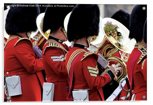 Welsh Guards Band 2 Acrylic by Andreas Klatt