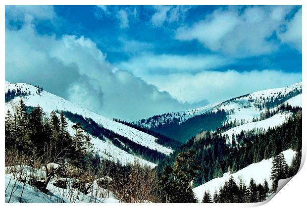 Low Tatras, Slovakia Print by Richard Cruttwell