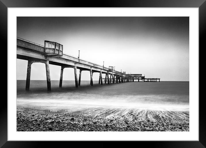 Deal Pier -2 Framed Mounted Print by Ian Hufton