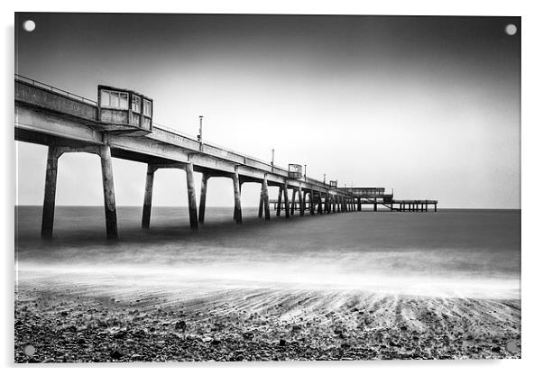 Deal Pier -2 Acrylic by Ian Hufton
