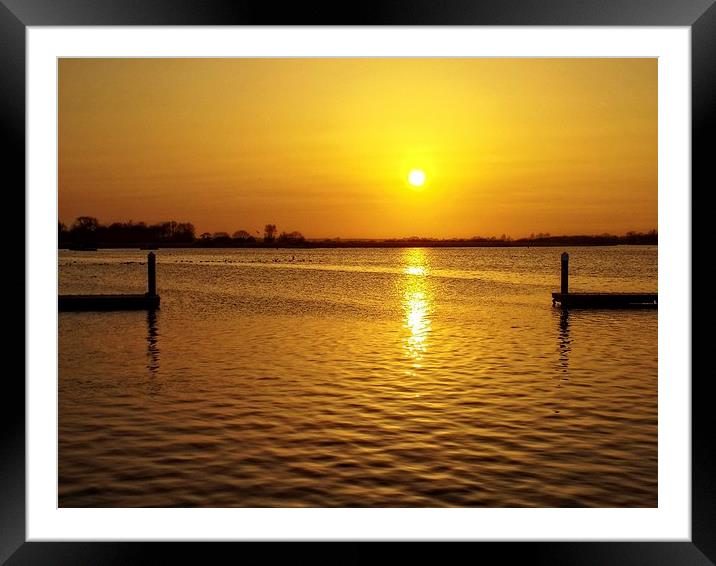 gateway to the broads Framed Mounted Print by chrissy woodhouse