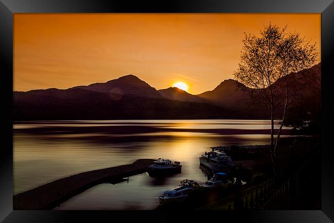 Loch Lomond Updated Framed Print by Clive Eariss