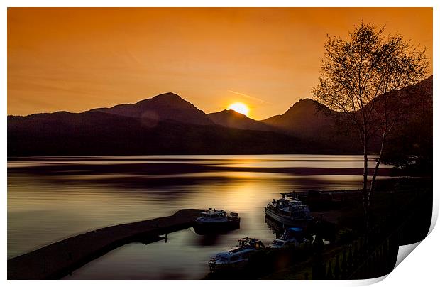 Loch Lomond Updated Print by Clive Eariss