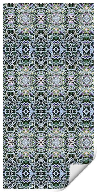 Lace pattern Print by Ruth Hallam