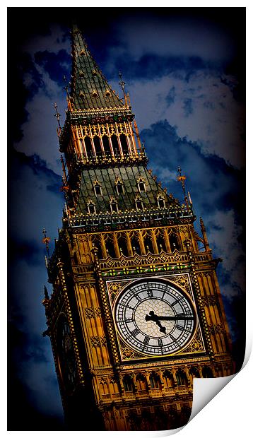 Big Ben 5 Print by Stephen Stookey