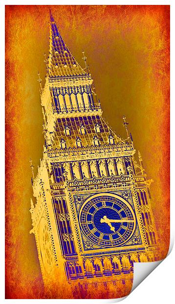 Big Ben No.3 Print by Stephen Stookey