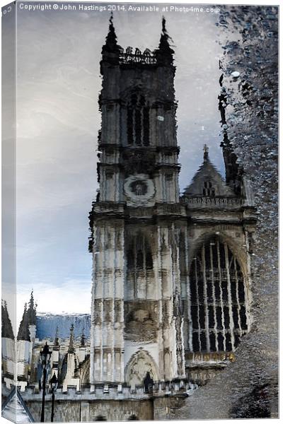 Westminster Abbey Canvas Print by John Hastings