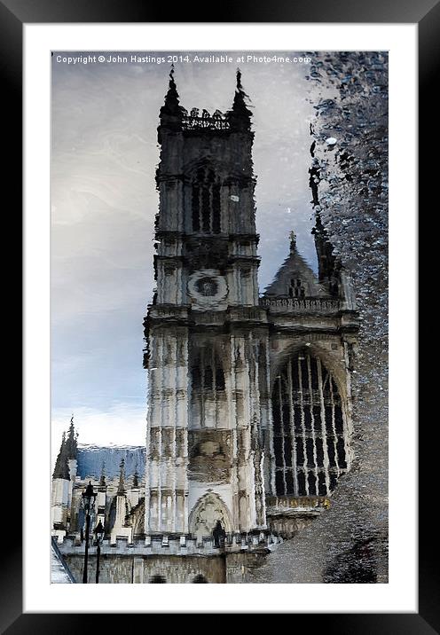 Westminster Abbey Framed Mounted Print by John Hastings