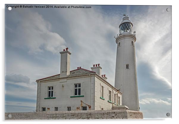 St. Marys Lighthouse Acrylic by Bahadir Yeniceri