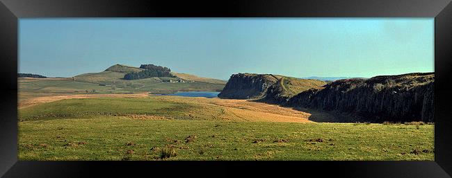Steel Rigg Panorama Framed Print by eric carpenter