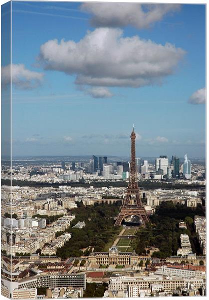 Eiffel Tower, Paris Canvas Print by Simon Armstrong