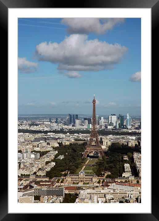 Eiffel Tower, Paris Framed Mounted Print by Simon Armstrong
