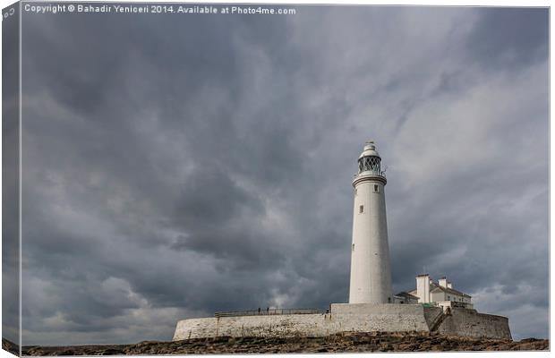 St. Marys Lighthouse Canvas Print by Bahadir Yeniceri