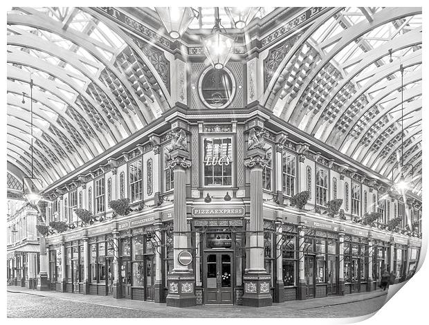 LEADENHALL MARKET LONDON Print by Clive Eariss