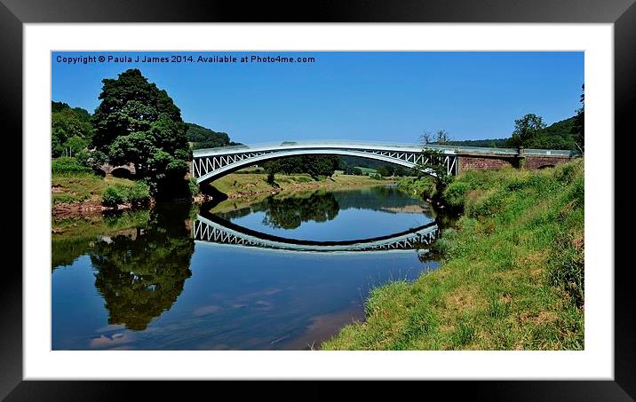 Bigsweir Bridge Framed Mounted Print by Paula J James