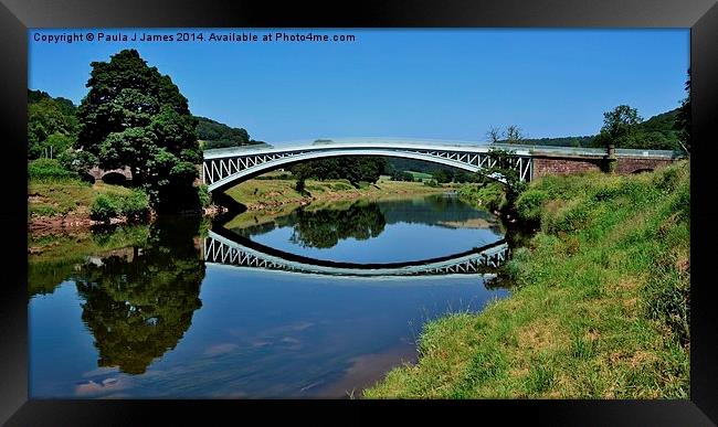 Bigsweir Bridge Framed Print by Paula J James