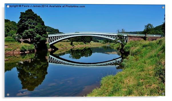 Bigsweir Bridge Acrylic by Paula J James
