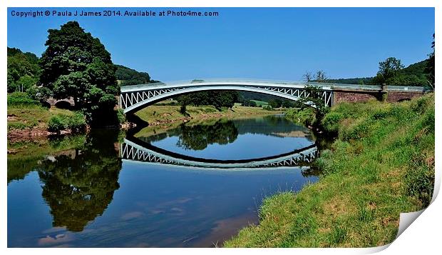 Bigsweir Bridge Print by Paula J James