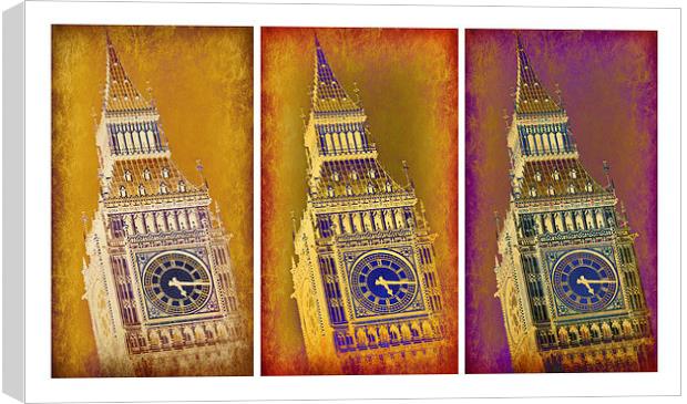 Big Ben Triptych 2 Canvas Print by Stephen Stookey