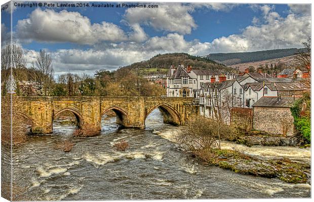 Llangollen North Wales Canvas Print by Pete Lawless