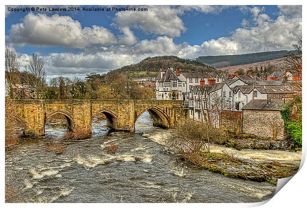 Llangollen North Wales Print by Pete Lawless