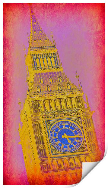 Big Ben 10 Print by Stephen Stookey