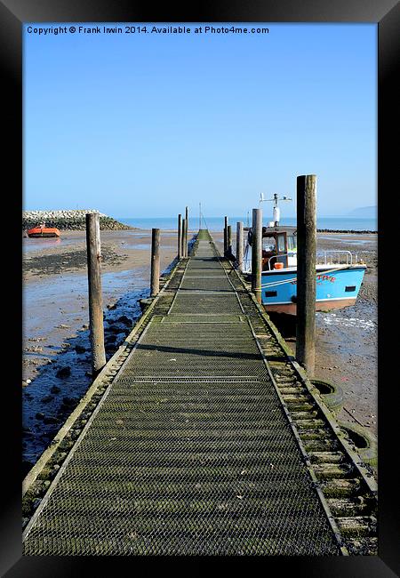 The Pier at Rhos-on-Sea, North Wales Framed Print by Frank Irwin