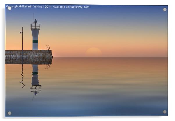 Lighthouse Minimal Acrylic by Bahadir Yeniceri