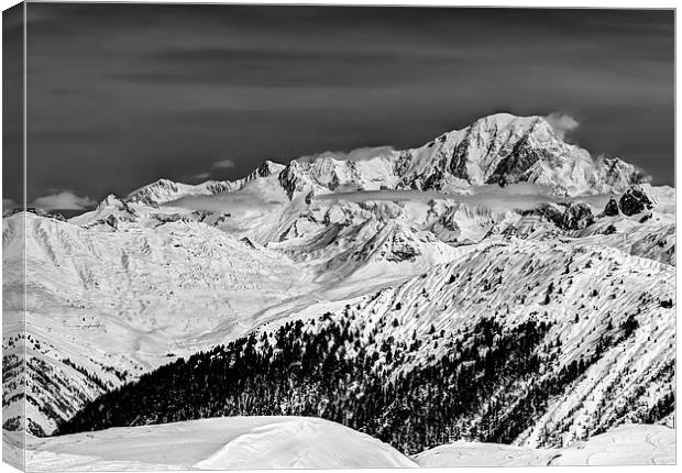 Mont Blanc Canvas Print by Graham Moore