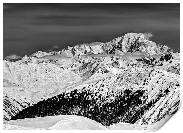 Mont Blanc Print by Graham Moore