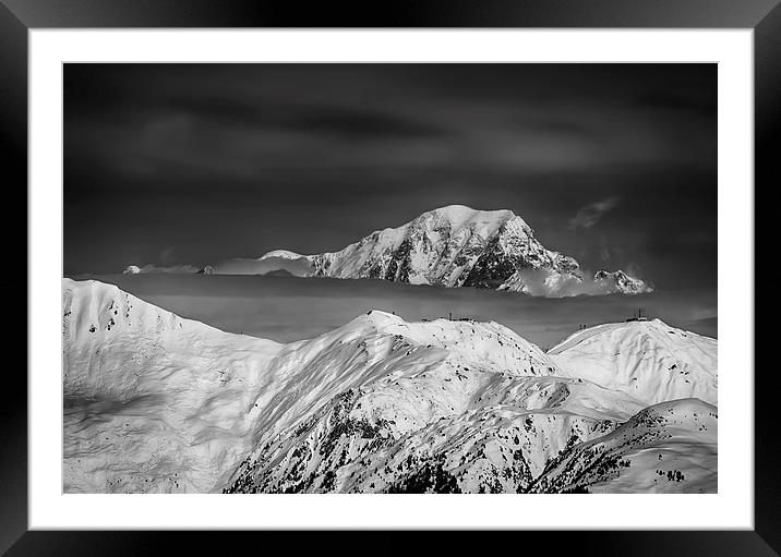 Mont Blanc Framed Mounted Print by Graham Moore